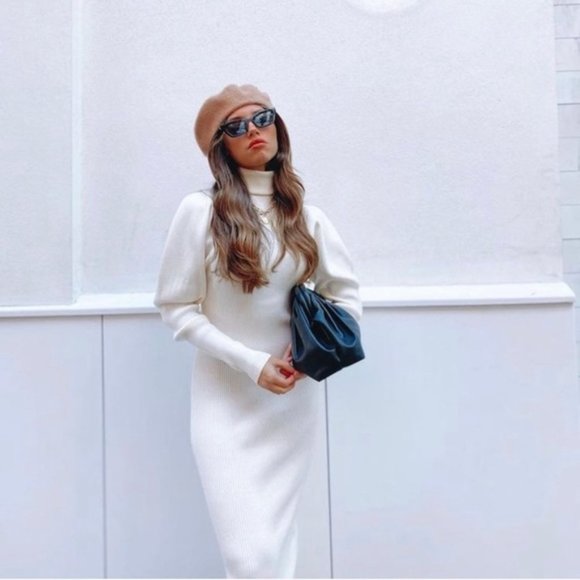 ZARA Wool Beret Mid Camel Blogger’s Favorite - Picture 2 of 7